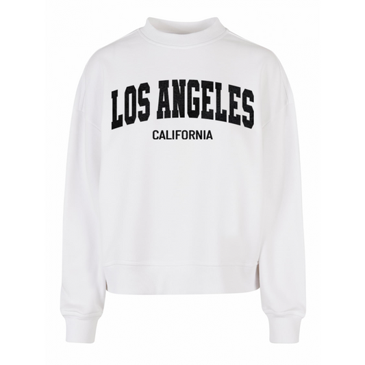 Limited Sweater Boxy Los Angeles Zwart Fluweel