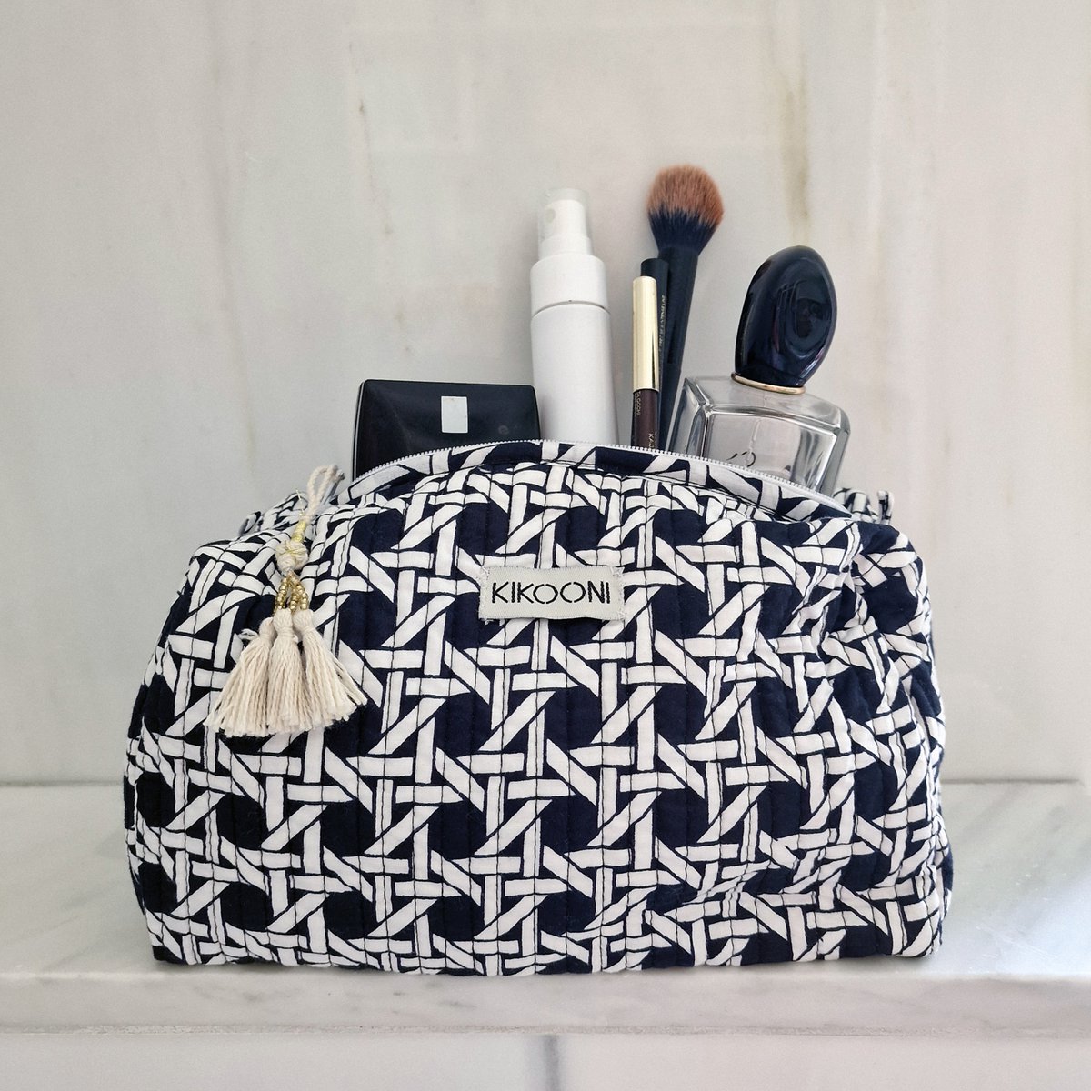 handgemaakte make-up tas "de Boom"