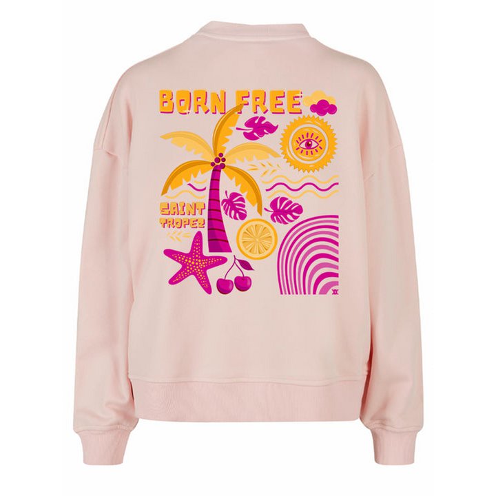 Limited Sweater Boxy Born Free Back