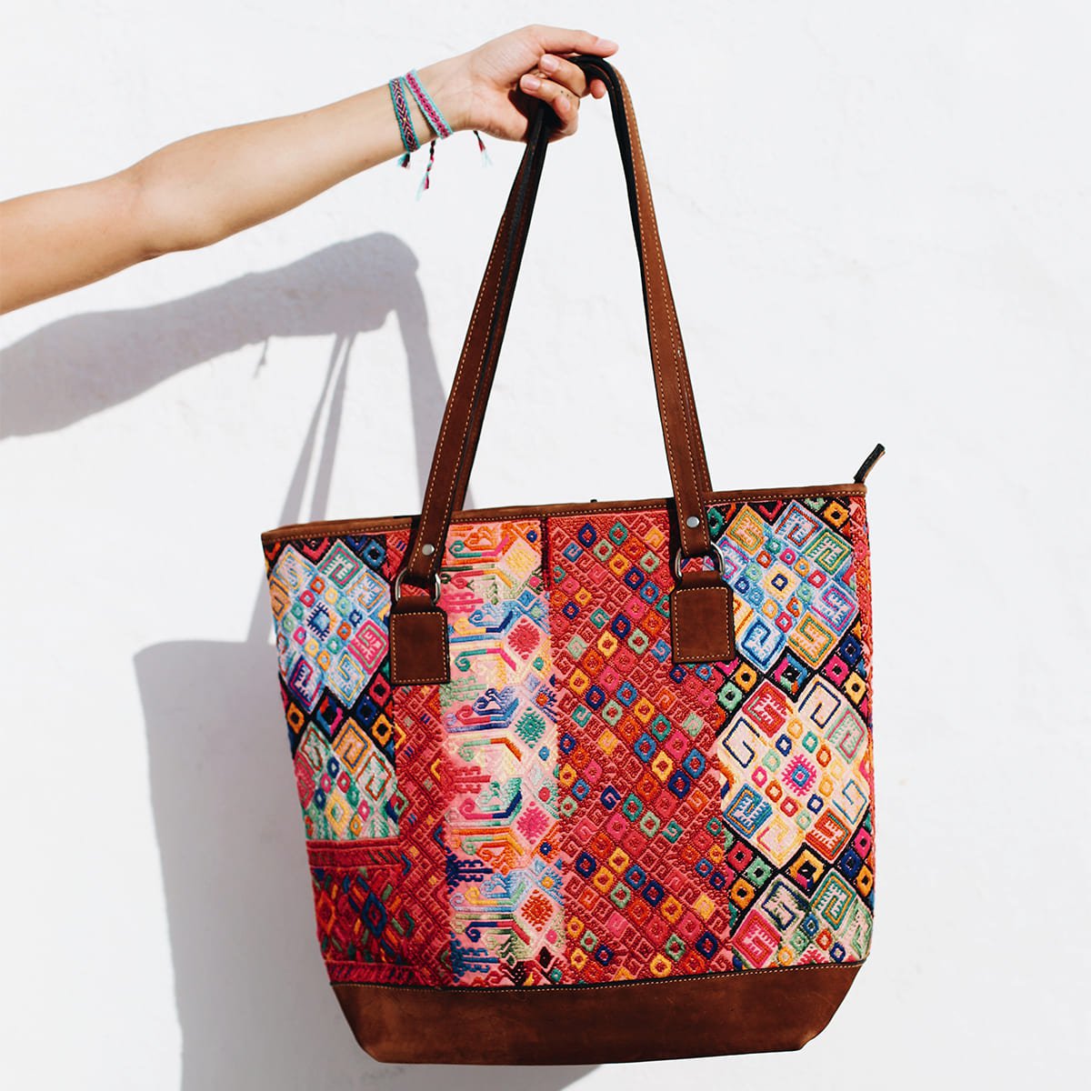 TOTE BAG HUIPIL | ROZE IKAT